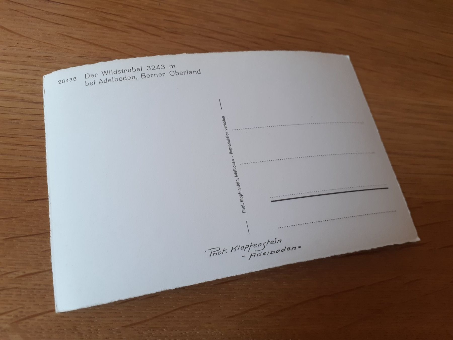 Cartoline postali: WILDSTRUBEL - ADELBODEN – Usato da Winterthur venduto da Ornyx7 1