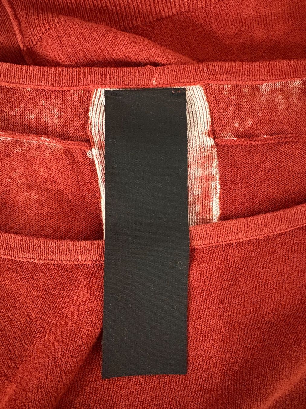 Rundholz Maglioni & Felpe: Rundholz oversize Pullover Rost mit Aufschrift S – Nuovo e nell'imballaggio originale da Regensdorf venduto da sec_l5cr 5