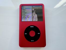 iPod classic 6 80GB Rot getestet mit Zubehör 