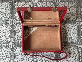 Roter Leder Koffer von Fred Spillmann
