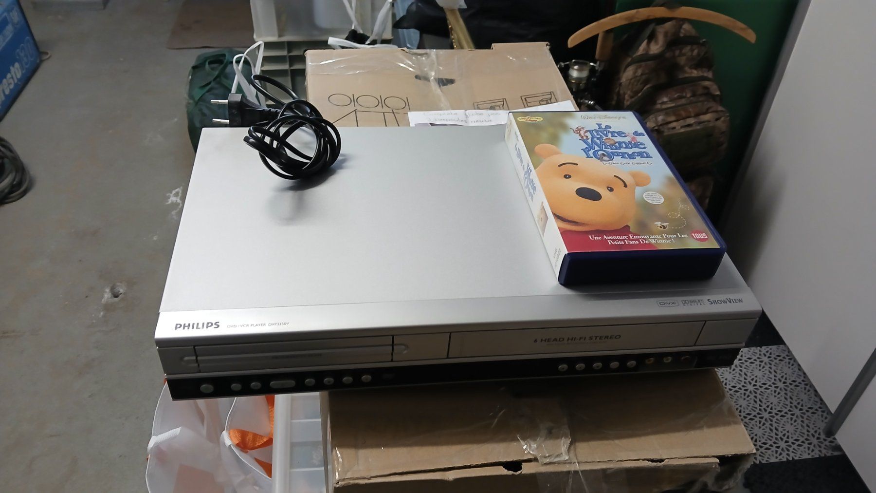 Philips Lettore multimediale & Streamer: Lecteur DVD/VHS Philips DVP3350V – Usato da Condémines (Nendaz venduto da Dr.Sub 1