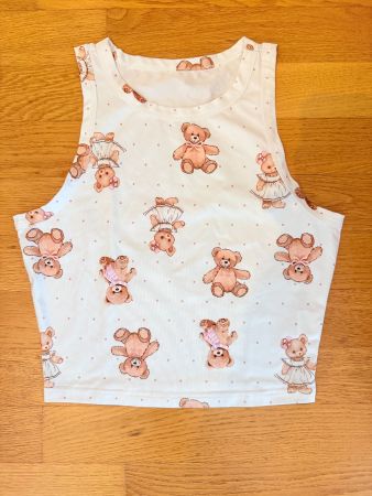 Haut sans manches avec des ours - pour filles ou femmes