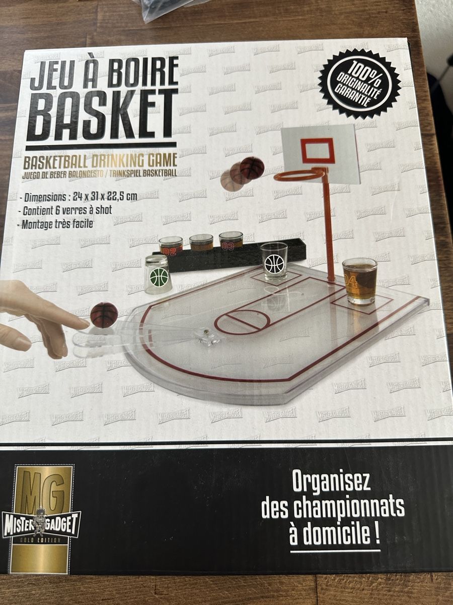 Giochi: Basket Trinkspiel mit 6 Shot Gläsern – Nuovo e nell'imballaggio originale da Obfelden venduto da cla_29g7