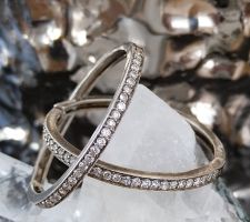 GROSSE CREOLEN IN 925 SILBER & MP