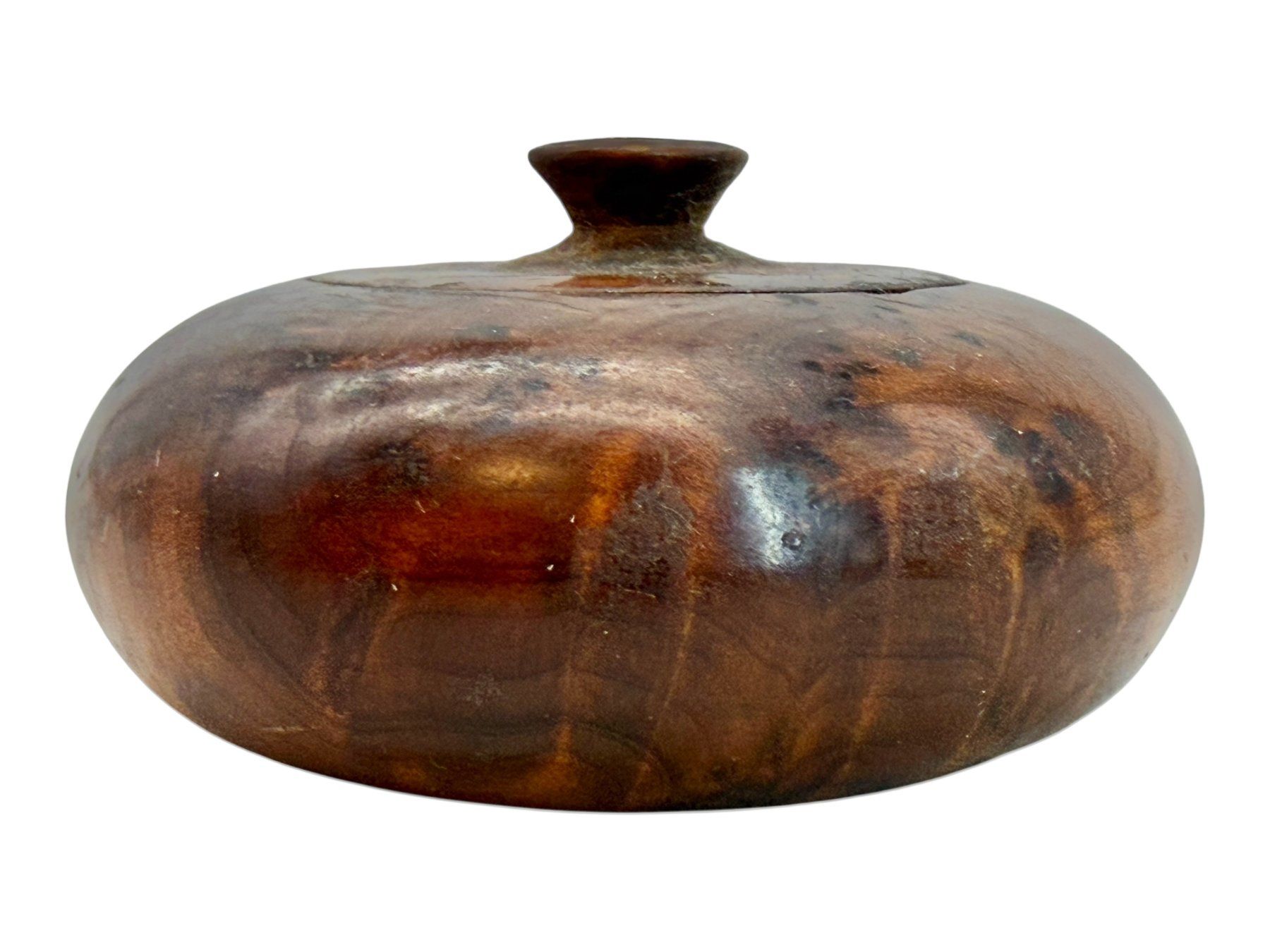 Barattoli: Boîte ancienne en loupe de thuya – Usato da Morges venduto da vintiques 1