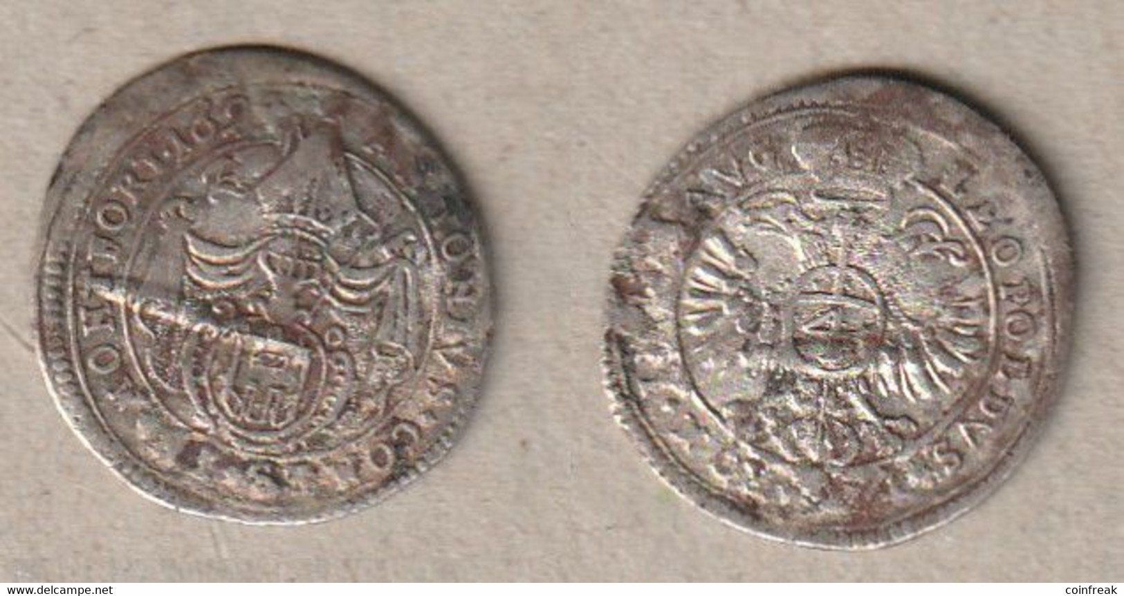 Tutti le monete: Montfort, 4 Kreuzer 1694 – Usato da Allschwil venduto da Coinfreak