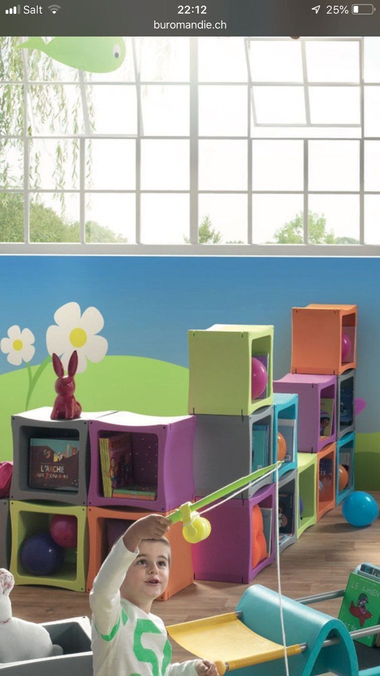 Regale: biblio, cubes, poufs modulables pro – Gebraucht aus Leytron von TipTop1912 1