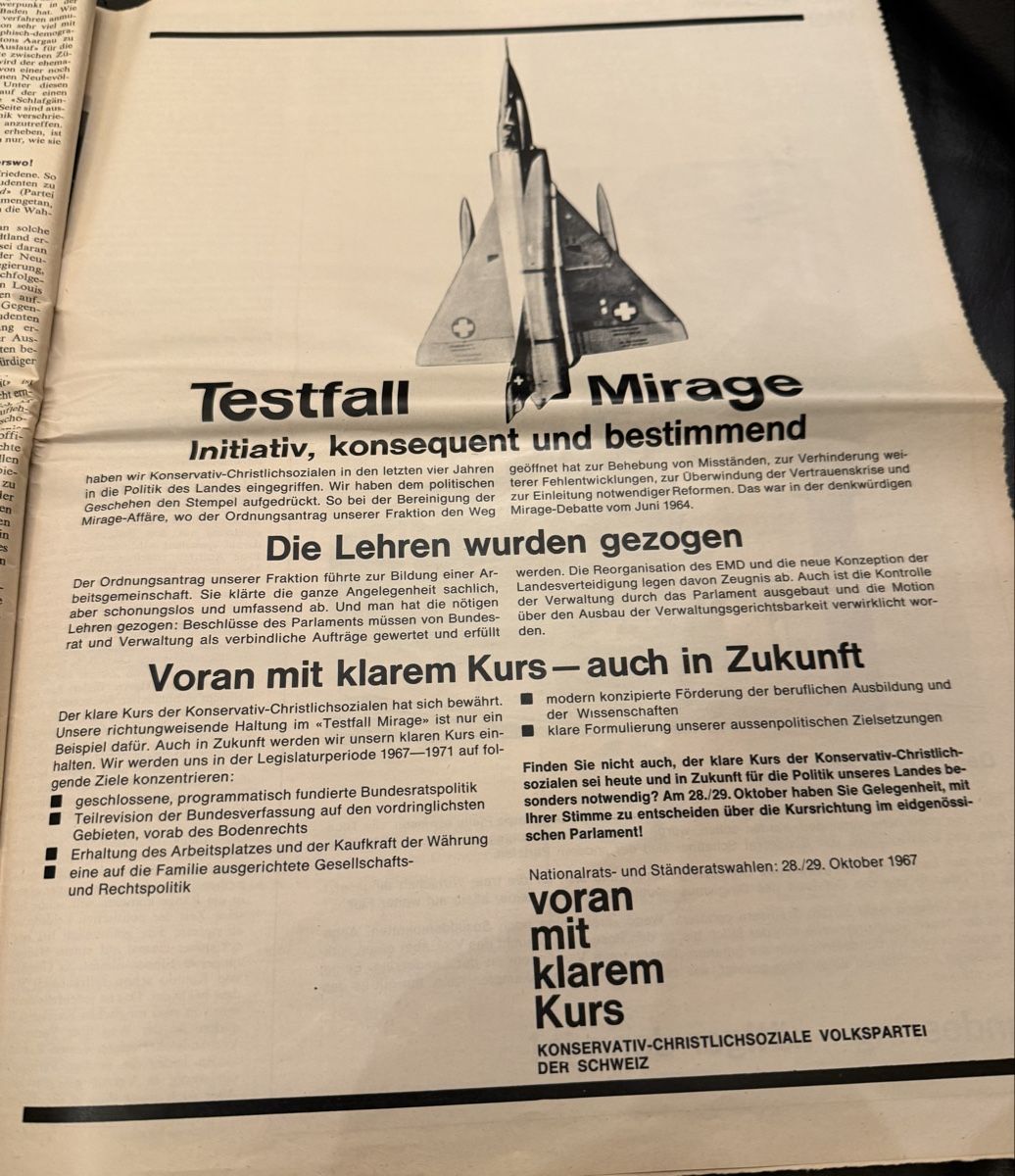 Riviste & Magazine: WOCHE-25.Okt.1967 – Usato da hunzenschwil venduto da Oldipark 9
