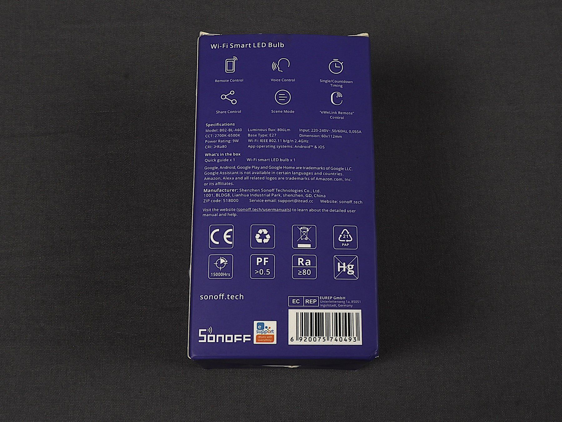 Lampade: SONOFF Smart Led Bulb E27 – Nuovo (secondo la descrizione) da Steinen venduto da Restwert_Steinen 8