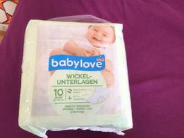 Babylove Wickelunterlagen 10 Stk. neu & originalverpackt