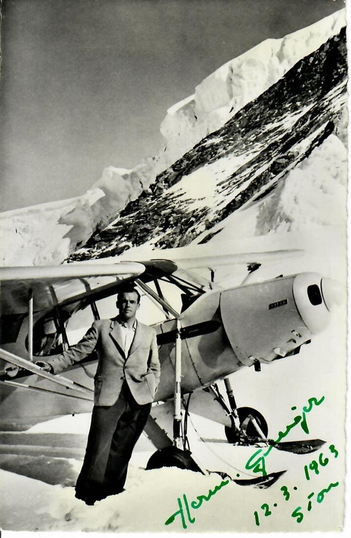 Cartes postales: Hermann Geiger - Mont Rose mit Unterschrift – D'occasion à Hochdorf par Ziegel-16