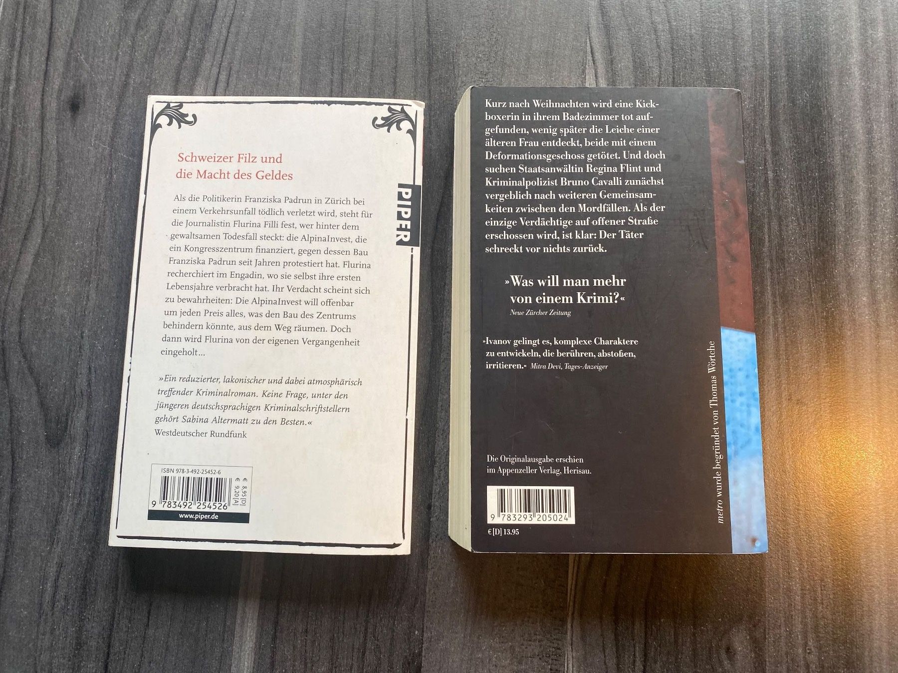 Libri: 2 Schweizerkrimis – Usato da Tagelswangen venduto da Laurastern1 1
