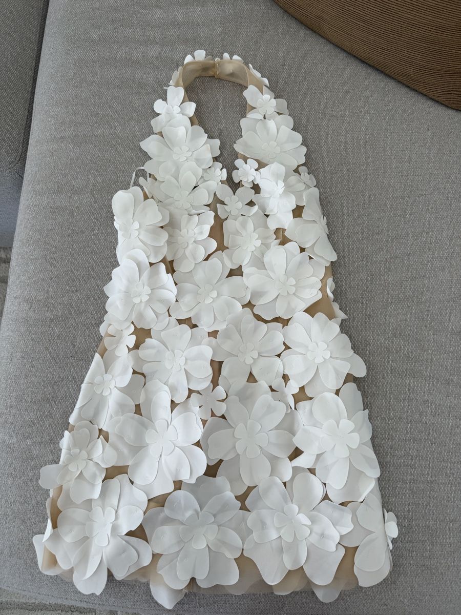 Kleider: Damen Kleid Blumenmuster Weiss – Neu (gemäss Beschreibung) aus Erlenbach ZH von Ma.Pi 3