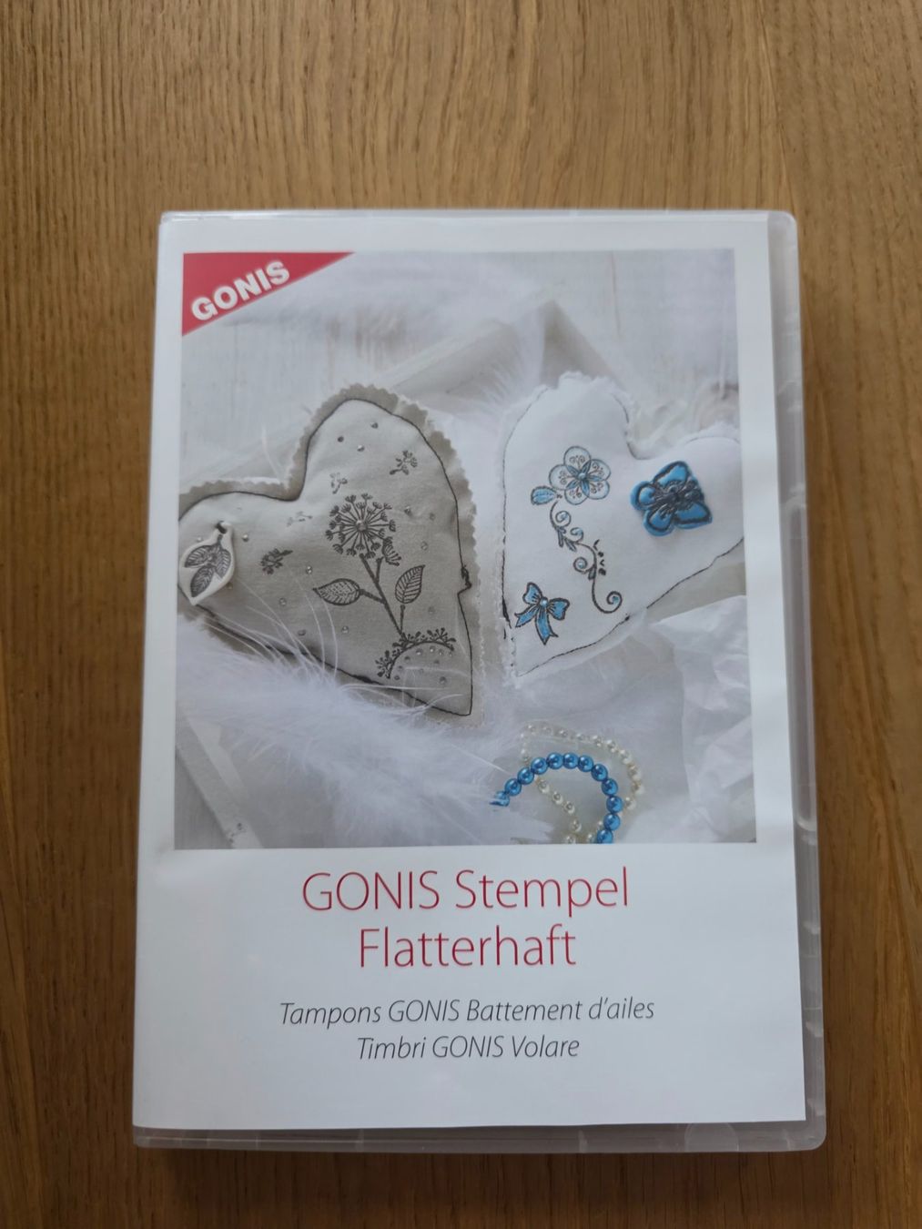 Gonis Kit bricolage: GONIS Silikonstempel Flatterhaft & Acrylblock – Nuovo (secondo la descrizione) da Richterswil venduto da adora88 4