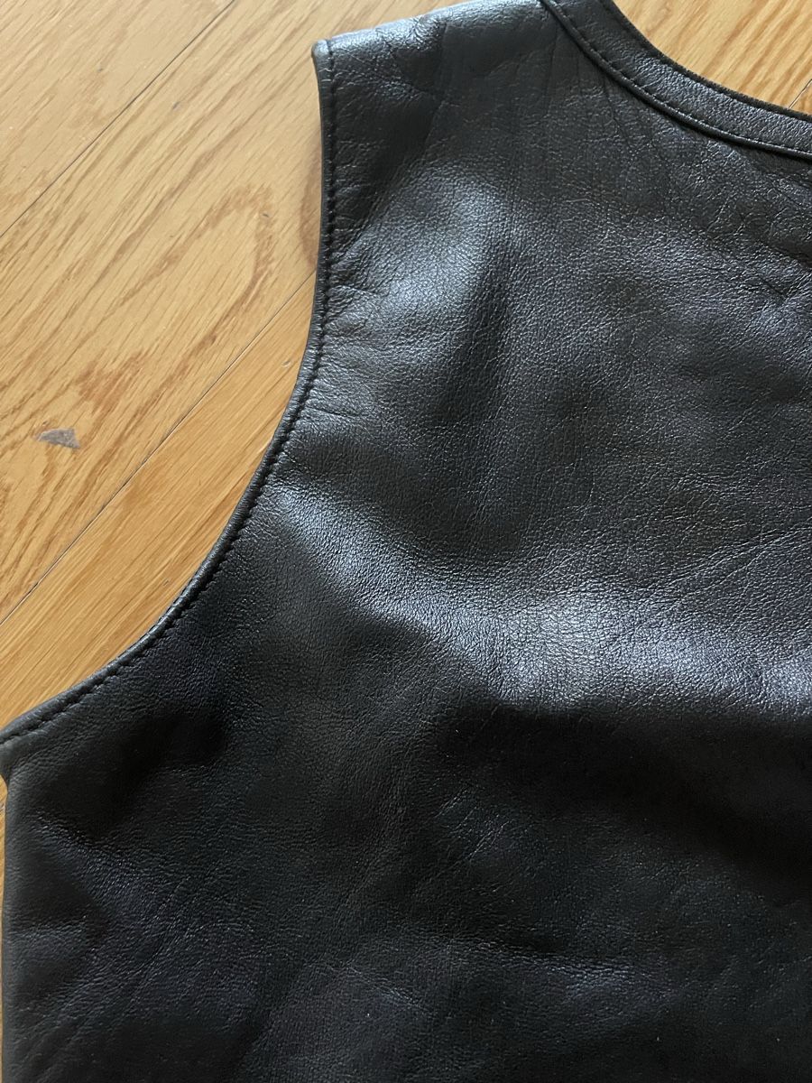 Kleider: Kleid Echtlederkleid schwarz Gr. S Lederkleid – Gebraucht aus Rüschlikon von Lajniii 2