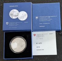 20 Franken 2016 Silber pp Gottardo Box