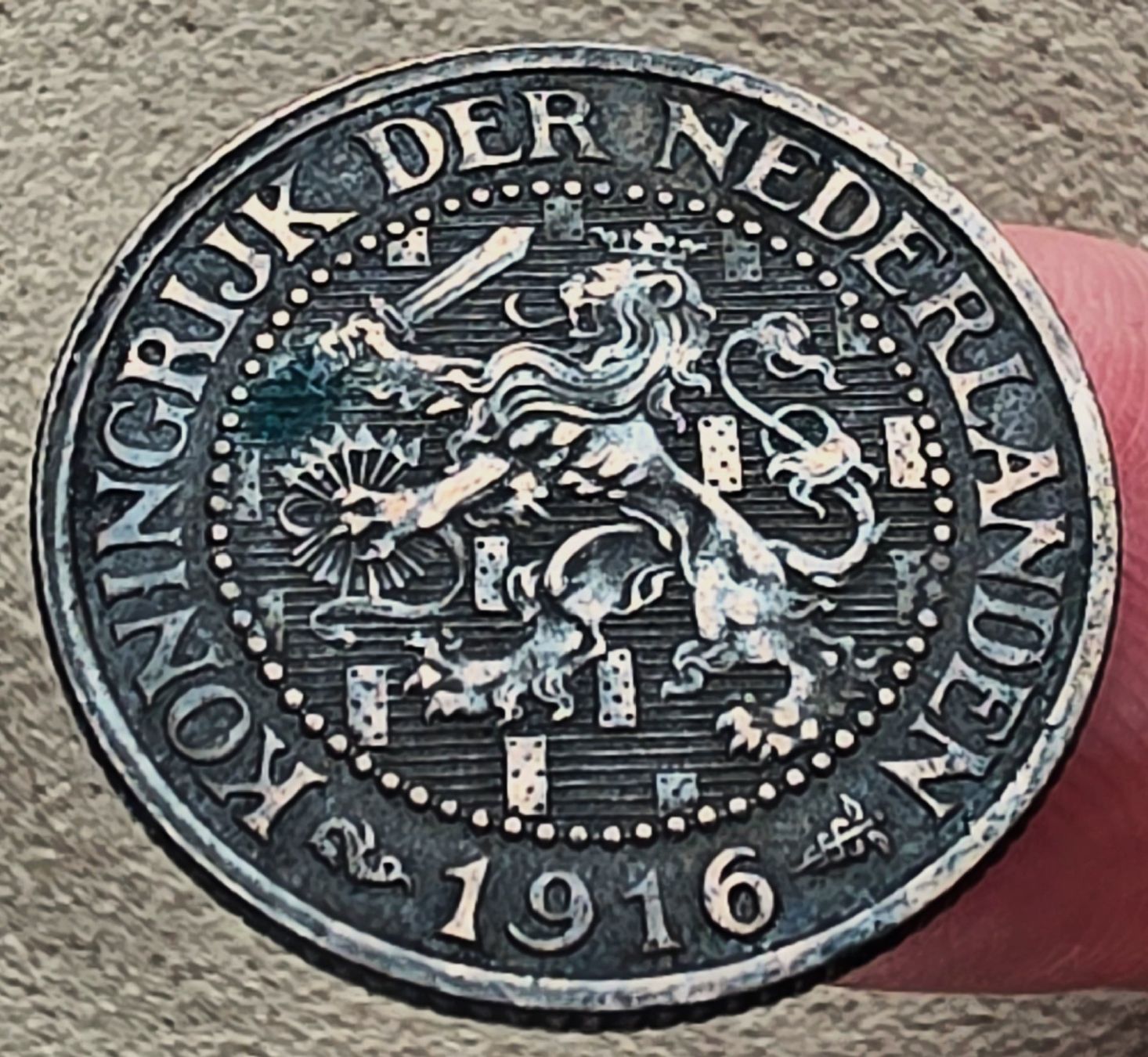 Alle Münzen: NIEDERLANDE 2 1/2 CENTS 1916 – Gebraucht aus Winterthur von Creso70