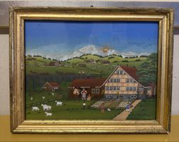 Appenzeller Bild original gemalte signiert Bild 