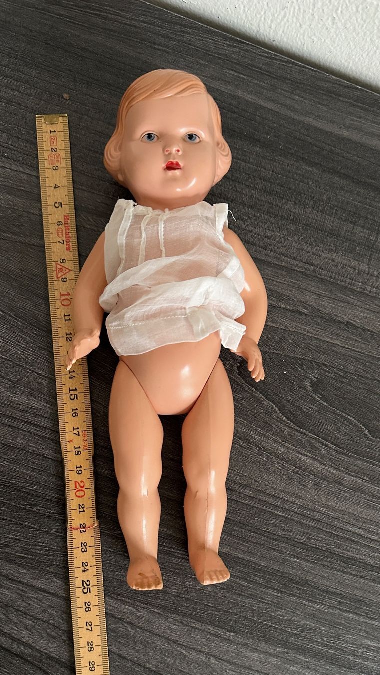 Bambole: Vintage Celba Puppe 25 cm Celluloid – Usato da Zürich venduto da brazerola 5