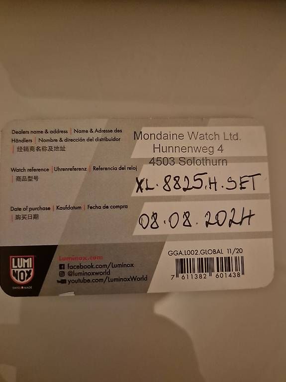 Uhren: Montre luminox – Gebraucht aus Penthaz von jea_92sc 1