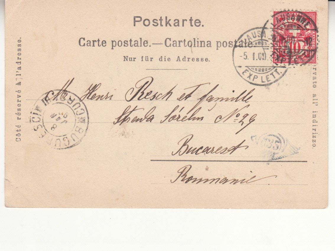 Cartoline postali: Lausanne 1900 – Usato da Bürglen TG venduto da StampGraf 1