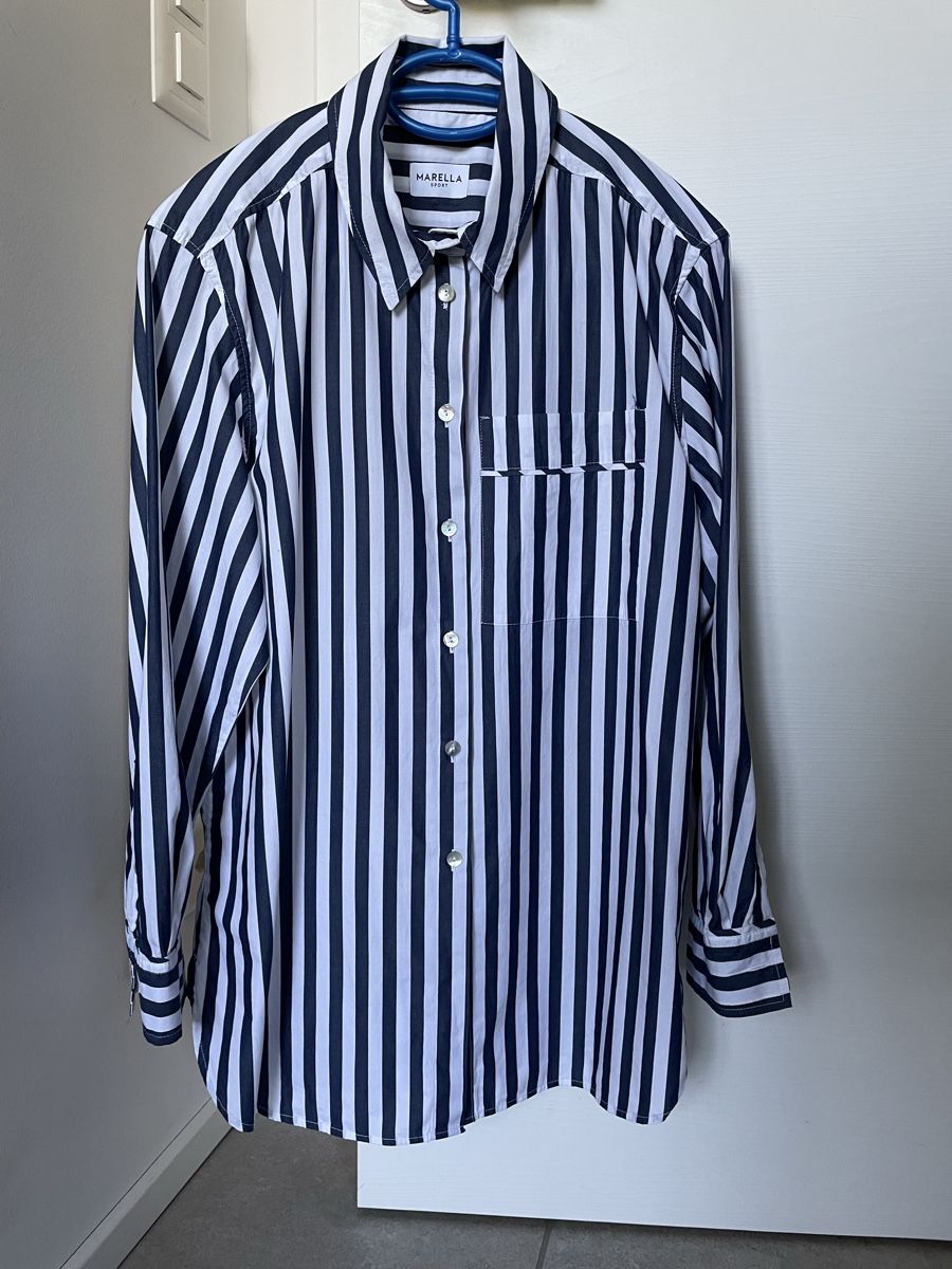 Marella Blusen: Camicia Marella L – Neu (gemäss Beschreibung) aus Breganzona von Patrizia-S 5