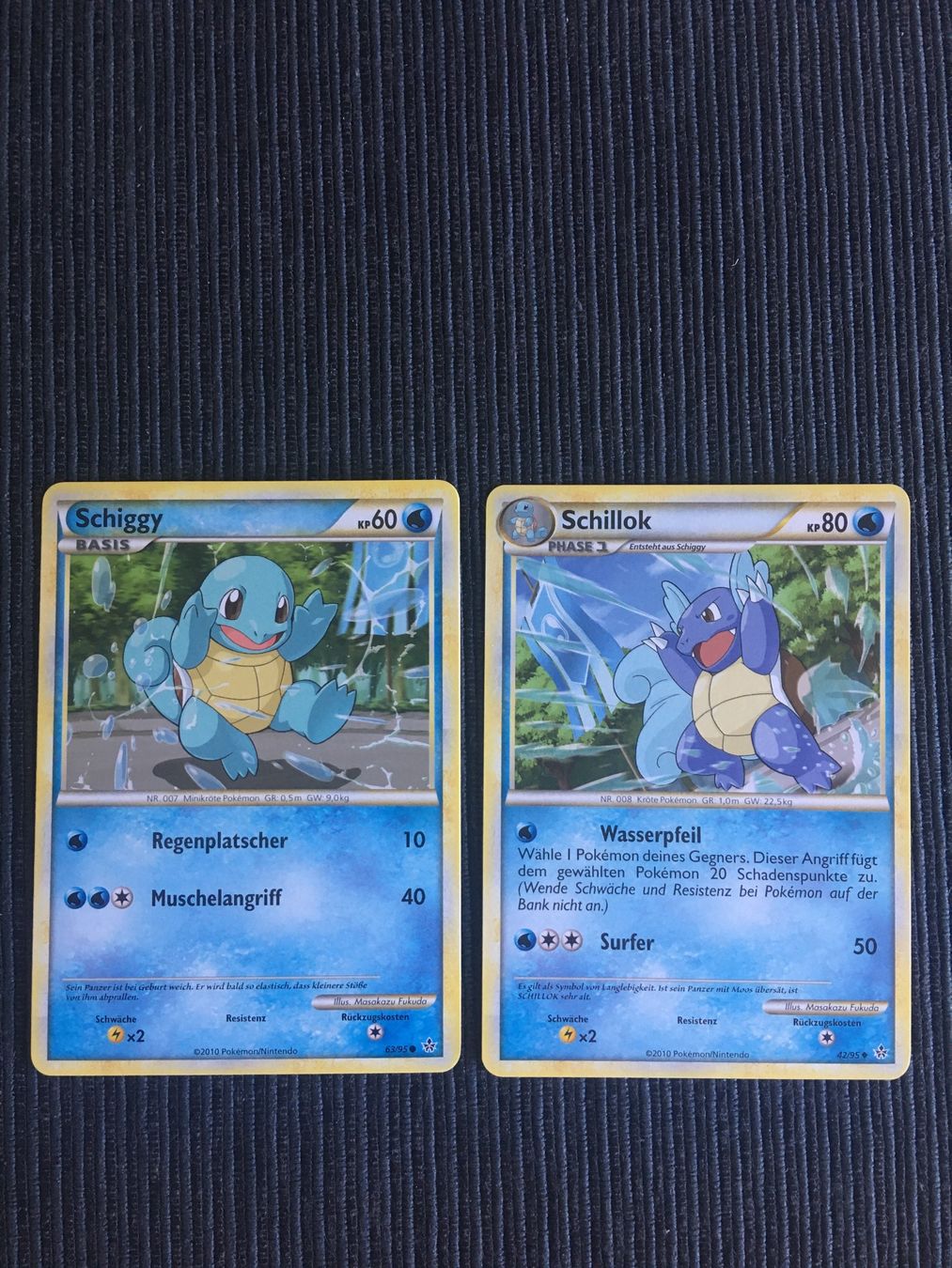 Pokémon Carte collezionabili: Pokemon Schiggy Schillok HS Entfesselt – Nuovo (secondo la descrizione) da Wabern venduto da Collectfun