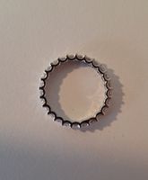 S925 Silber Moissanit Ring