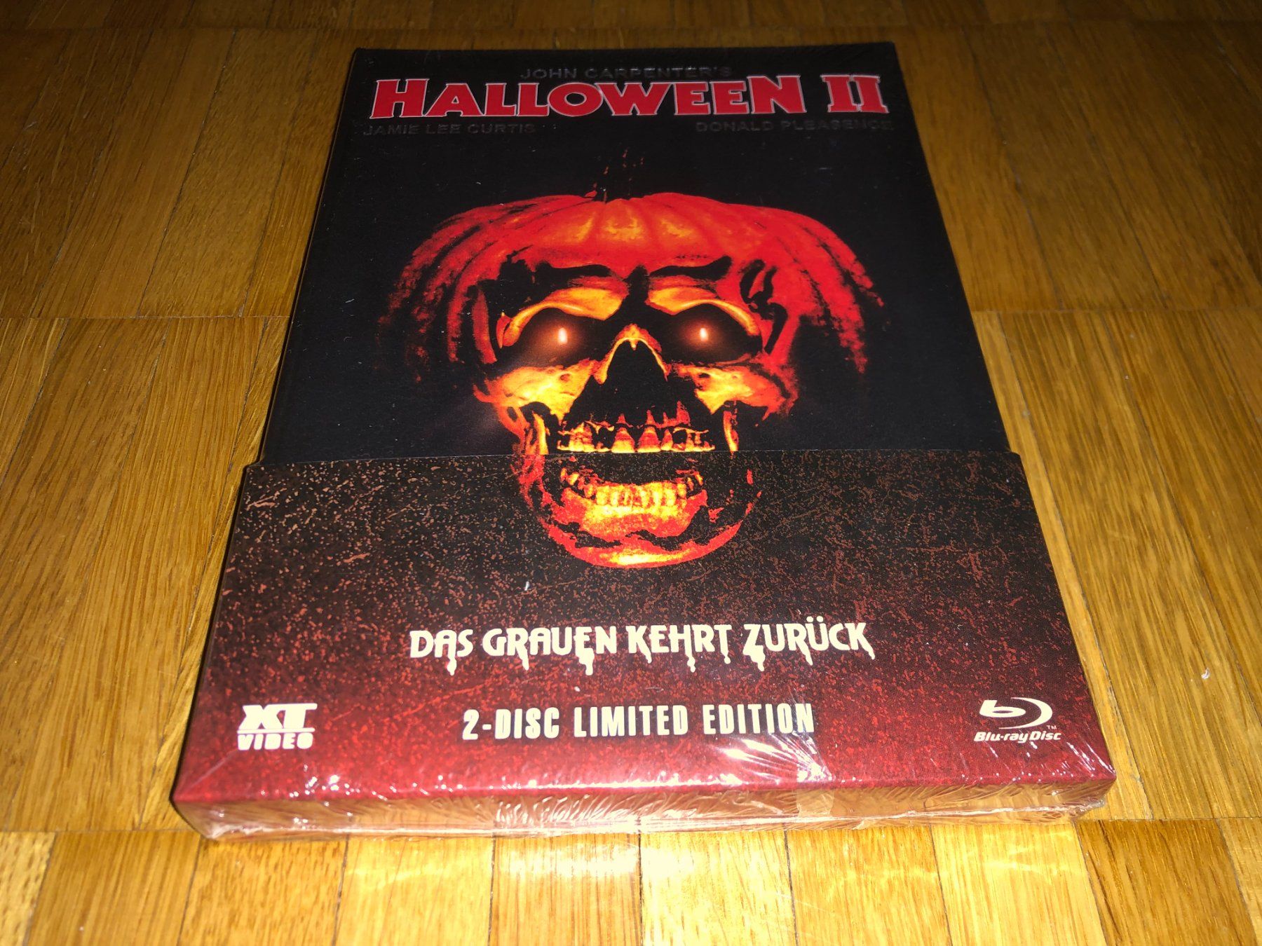 Tutti i DVDs: Halloween 2 - MEDIABOOK - B - WATTIERT - UNCUT – Nuovo e nell'imballaggio originale da Basel venduto da havsok