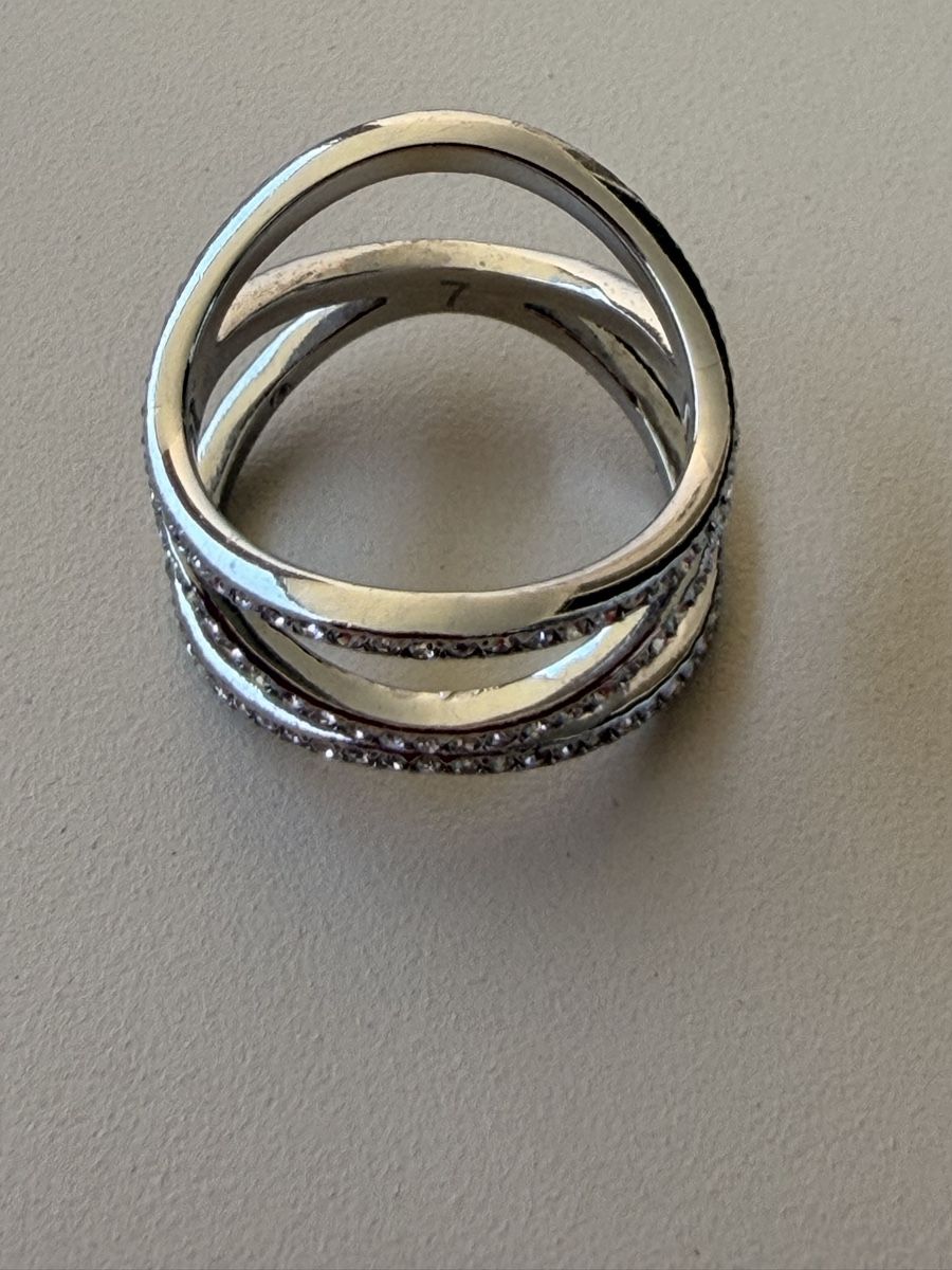 Michael Kors Anelli: Ring silver-coloured with stones size 7 – Usato da Zürich venduto da Dory84 2