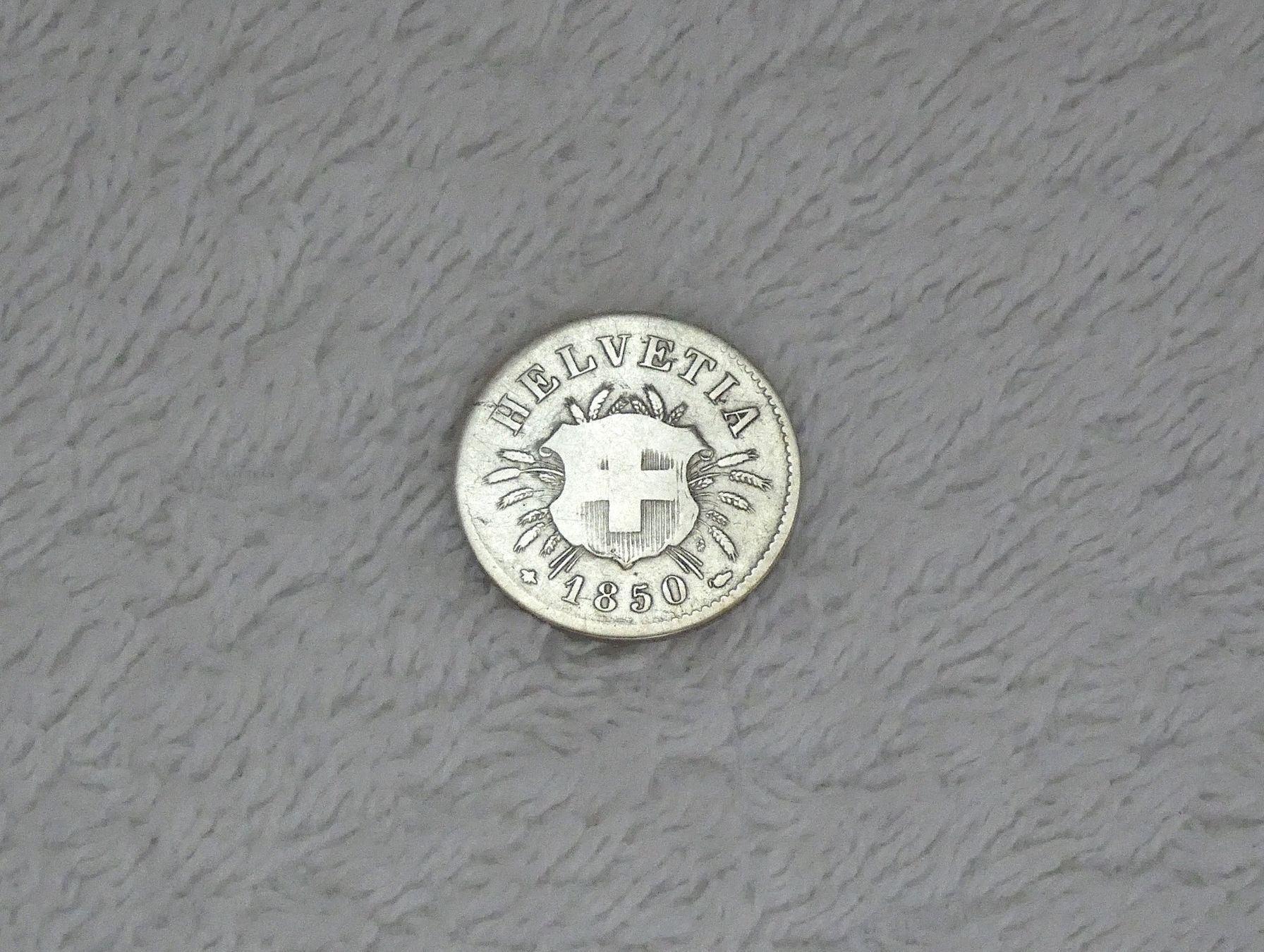 Tutti le monete: 5 centimes/Rappen 1850 BB – Usato da Nyon venduto da Ilmi09