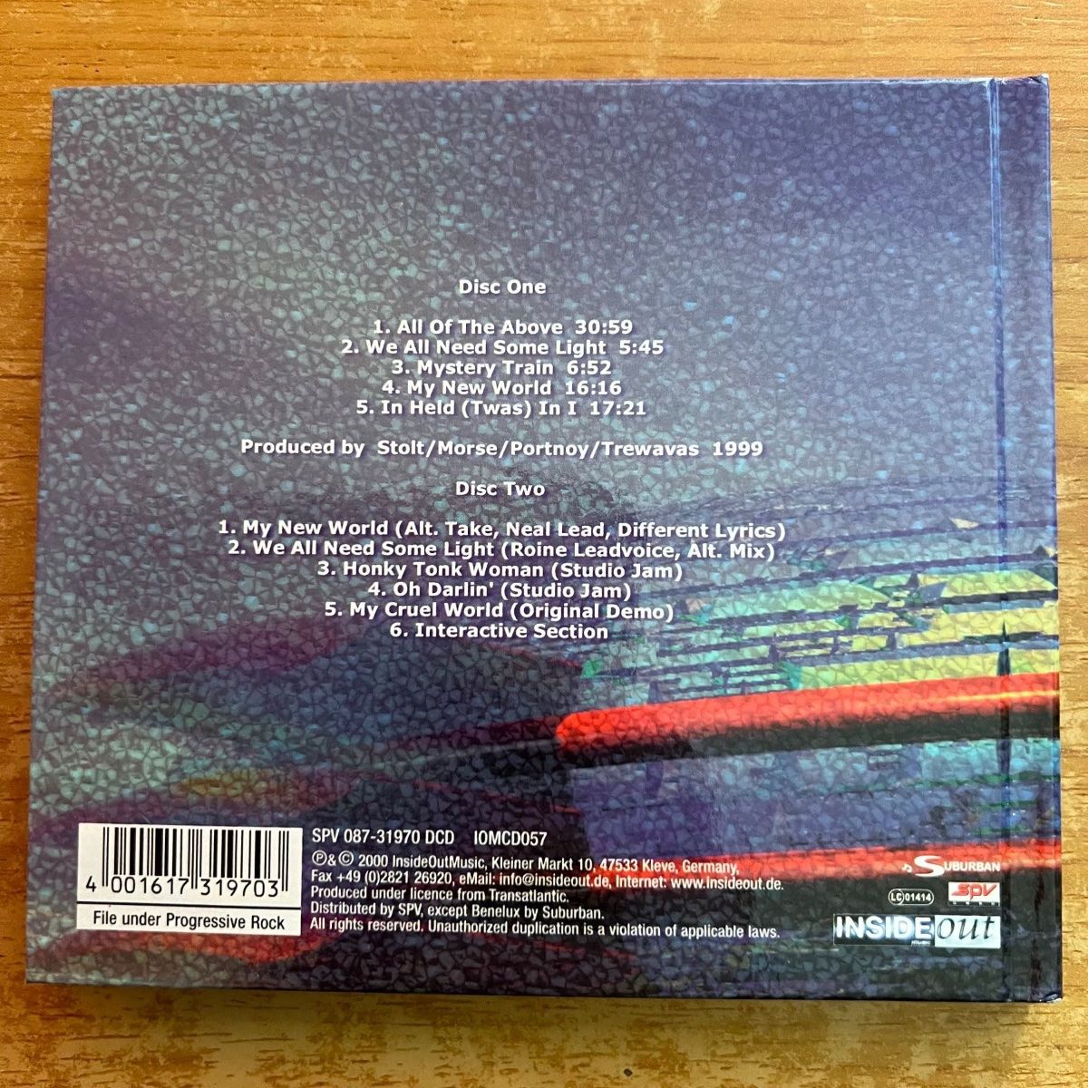 CD: Transatlantic - Stolt Morse.../ 2 CD - 1. EU 2000 - Digipack – Usato da Gais venduto da soundcave57 1