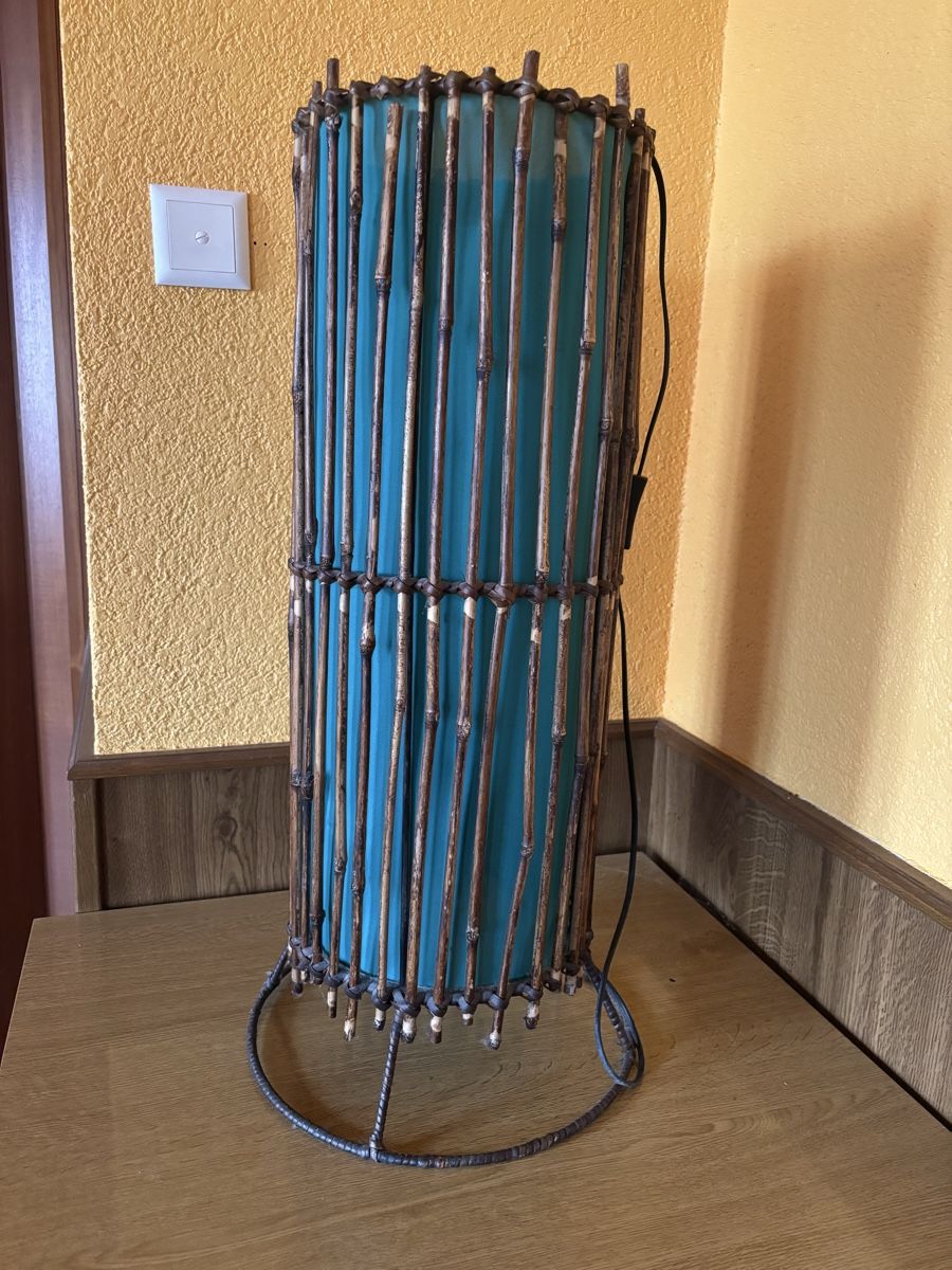 Lampade: Lampe originale en bambou turquoise – Usato da Les Brenets venduto da moe_ym8r