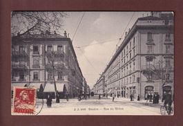 GENEVE - Rue du Rhône - 1920