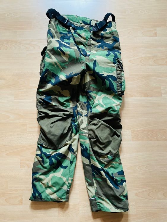 Apex Cargo Motorradhose Heyberry Motorrad Hose Camouflage Weiu00df