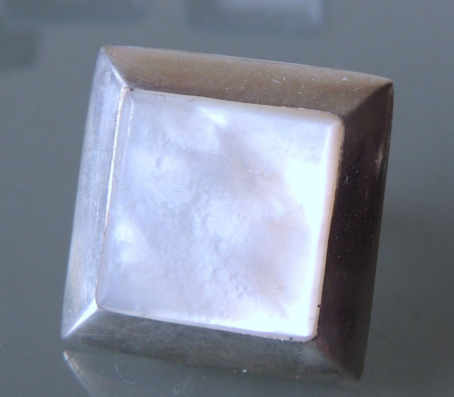 Ringe: Perlmutt Silber 925 Fingerring – Gebraucht aus Waldenburg von schaller707