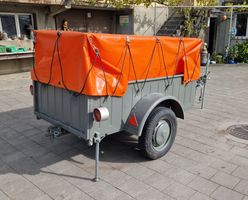 Zivilschutz Anhänger / Materialanhänger mit Blache