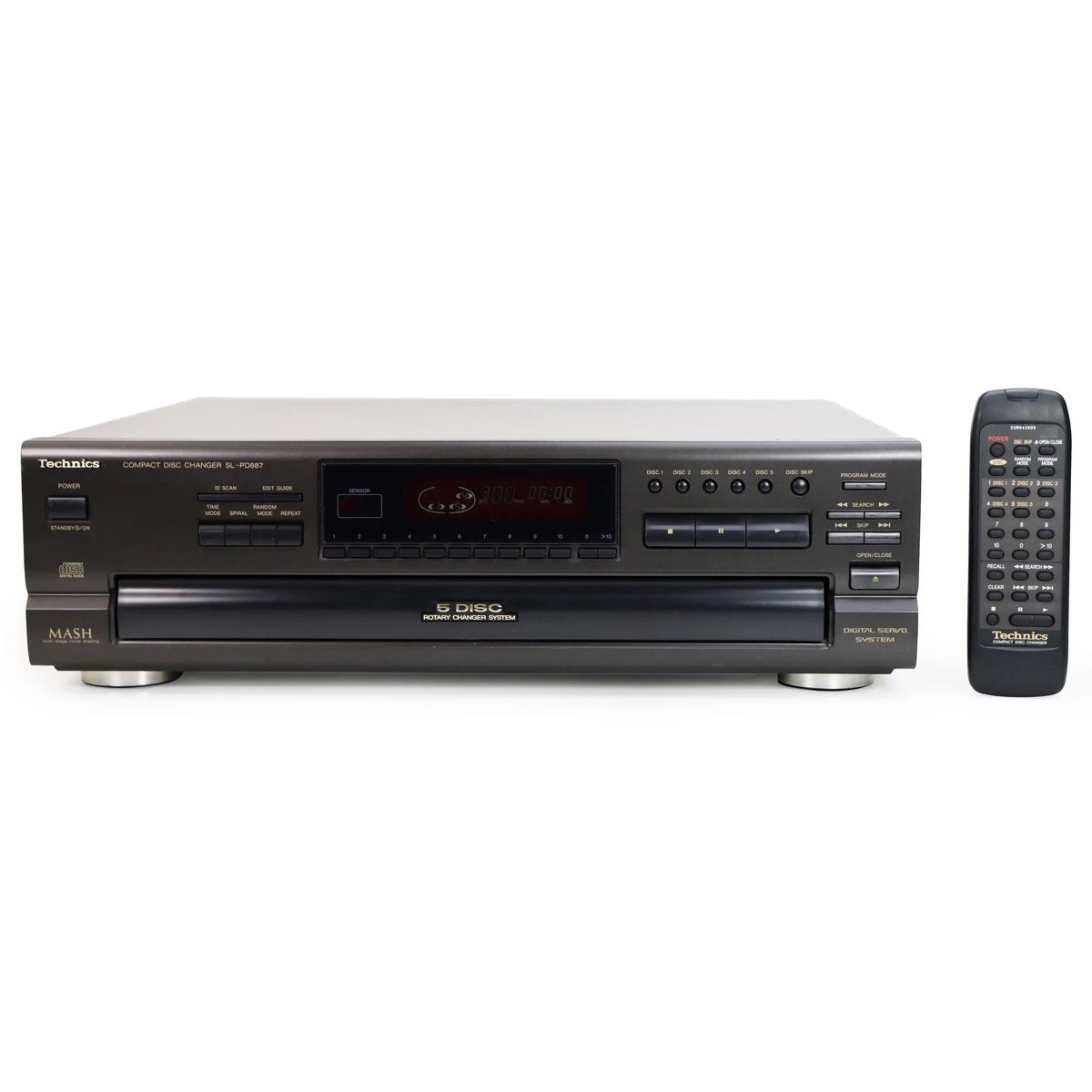 Technics Lettore multimediale & Streamer: Technics SL-PD887 MASH 5 Disc Rotary Changer System Compact – Usato da Trimbach venduto da ELITA-5 2