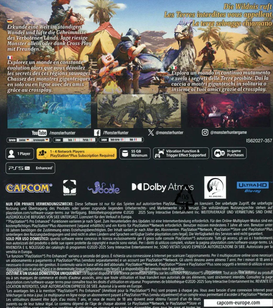 Capcom Giochi: Monster Hunter Wilds (PS 5) – Nuovo (secondo la descrizione) da Auswil venduto da dj_troja 1