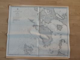 Carte marine de navigation Southwestern Luzon& Mindoro- 1936