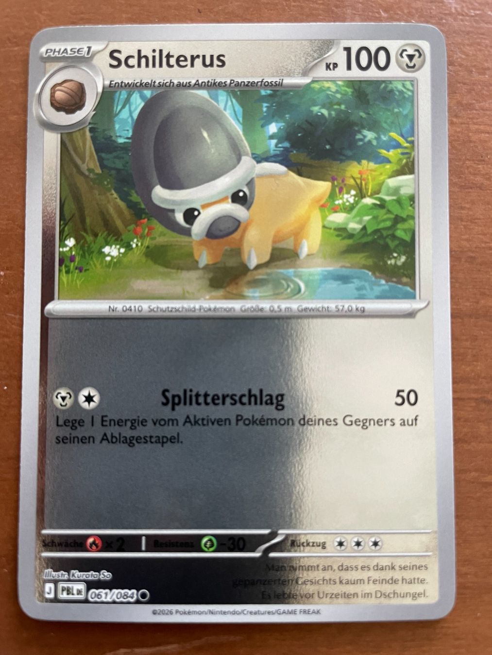 Pokémon Sammelbilder & Trading cards: Pokemon Schilterus Reverse (Versand gratis) – Neu (gemäss Beschreibung) aus Chur von Angerson