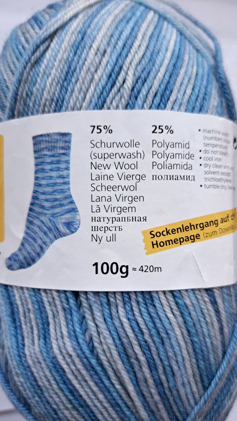 Wolle: 100 g Sockenwolle, Regia – Neu und originalverpackt aus Basel von Sweet-Yarns01 1