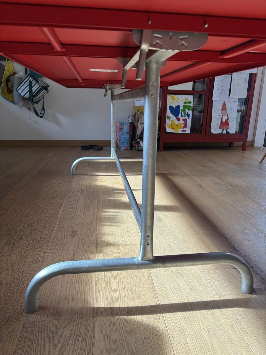 Schaffner Tavoli: Tavolo Schaffner rosso 240x80 – Usato da Gordevio venduto da sasmuele1092 2