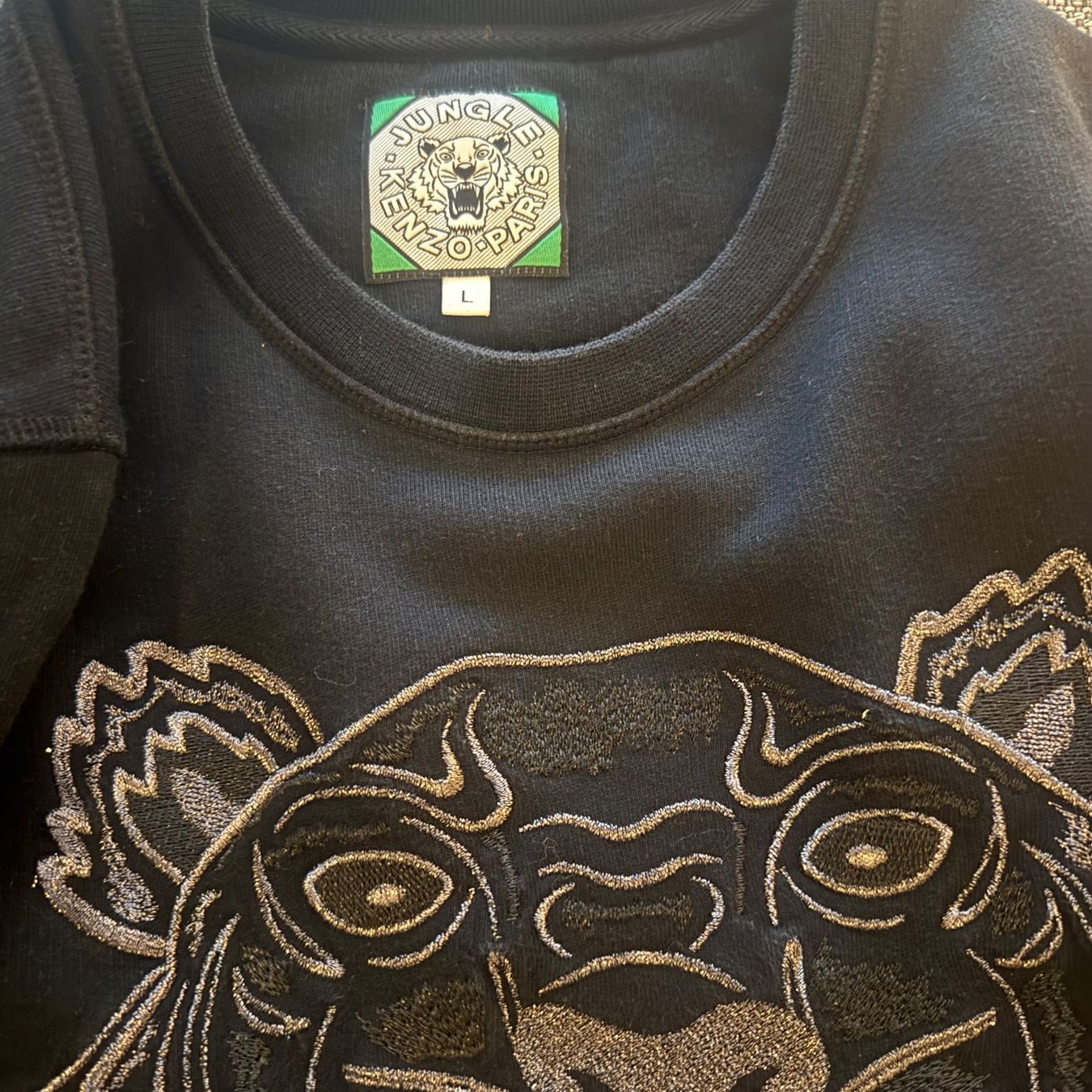 Kenzo Maglioni & Felpe: Kenzo Pullover schwarz mit Tiger-Print – Nuovo (secondo la descrizione) da Kloten venduto da 20RM 1
