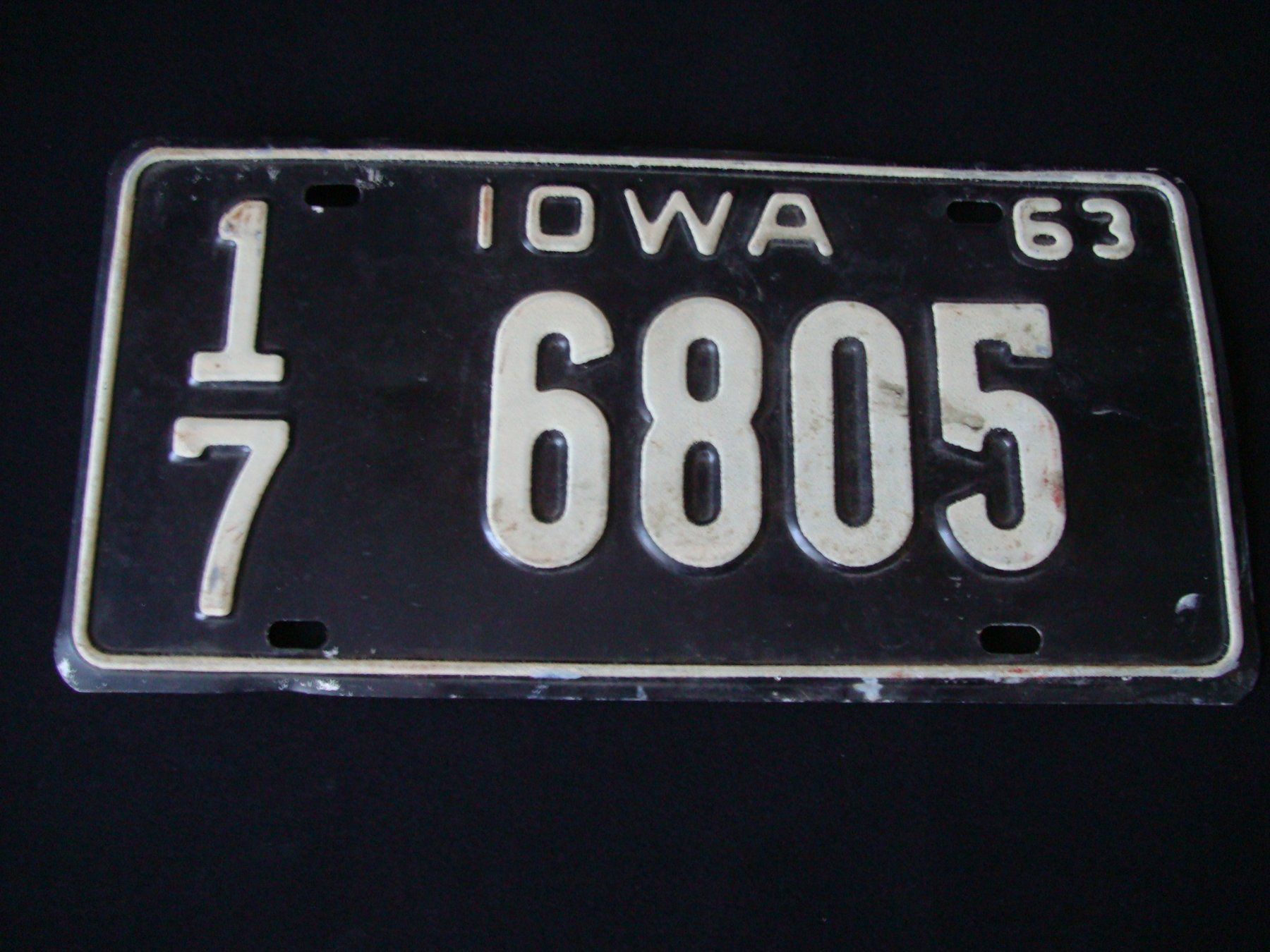 Schilder: IOWA 6805 – Gebraucht aus Scherz von 5246