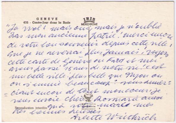Cartoline postali: Genf / Genève - Jet d'eau mit Booten – Usato da Binningen venduto da Mountainrider 1