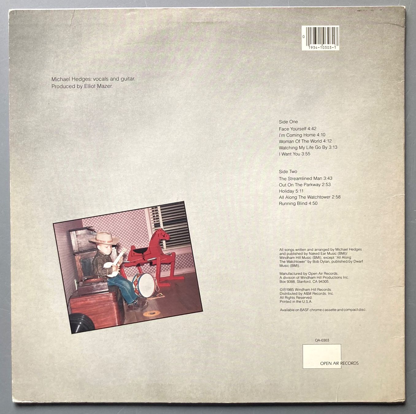 Schallplatten: MICHAEL HEDGES - WATCHING MY LIFE GO BY – Gebraucht aus Poliez-Pittet von Newtown-Records 1