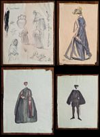 Margarete Rogeler, Kostümbildnerin - 43 Aquarelle & Skizzen