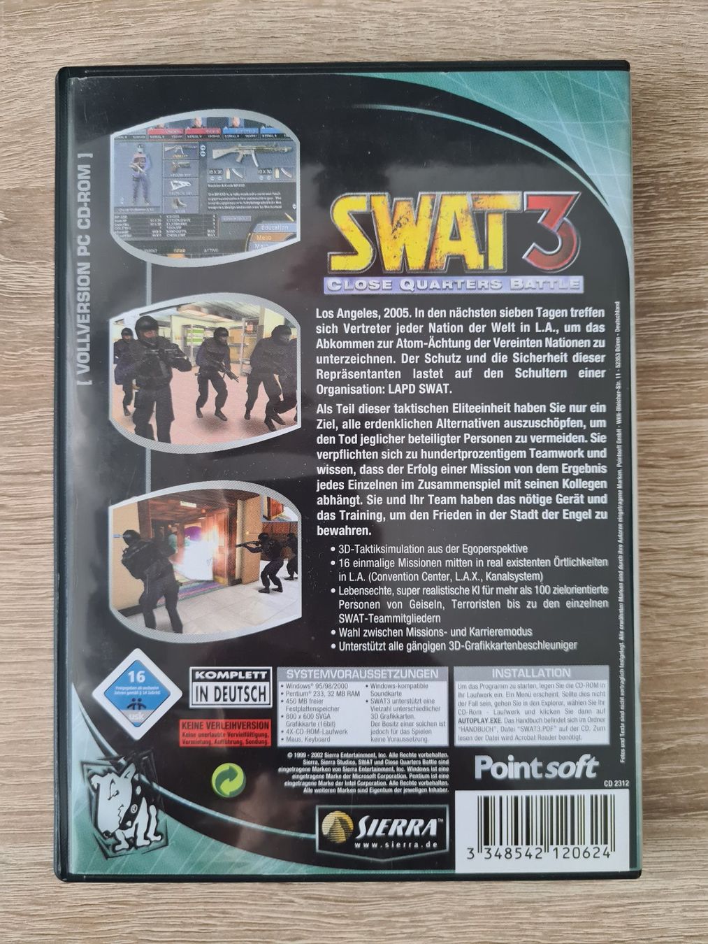 Giochi: SWAT 3 (German) - PC – Usato da Carouge GE venduto da Franllo 1