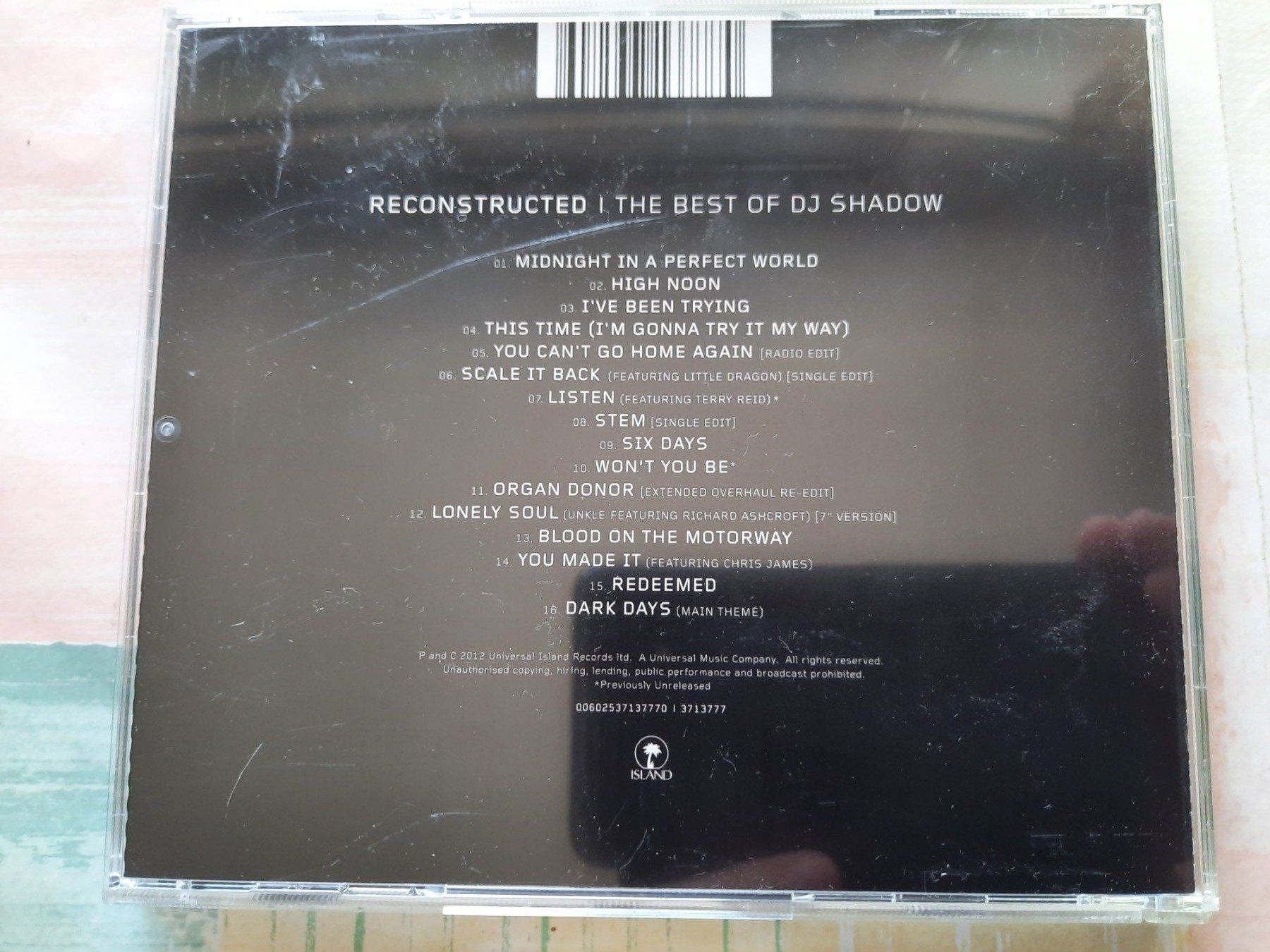 CDs: CD Reconstructed - The best of DJ Shadow – D'occasion à Pully par bro_n52j 2